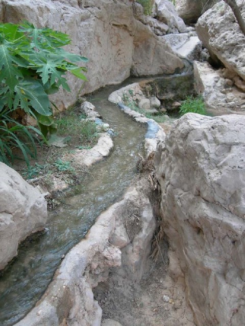 Ancient canals built for irrigation.