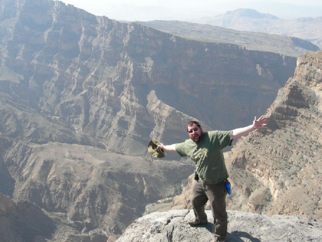 Jebel Shams is around 3,000m high.