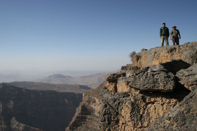 It is the highest point in Oman and the whole of eastern Arabia.