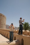 We snap away at the Nizwa Fort.