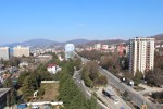 We rented an apartment in downtown Adler on airBnB. It was a cute little apartment with a great view of the mountains and the Black Sea.