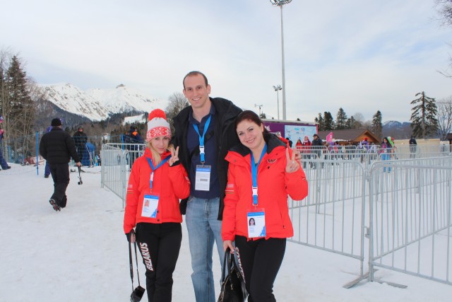 I caught a glimpse of the Belarus Olympic team and had to get a shot with them for my new friends back in Minsk.