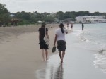The next day we decided to walk along the beach into the capital and largest city of Nevis, Charlestown. Population: 1500.