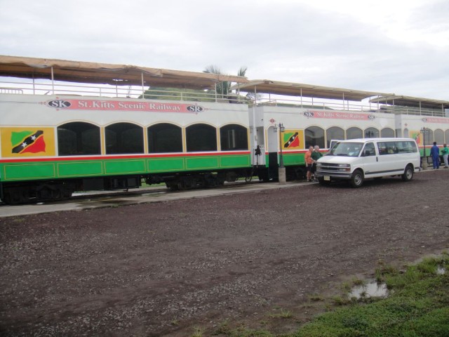 I took a ride on the St. Kitts Scenic Railway. Originally built in the 1920s to bring sugar cane from the fields to the factory for process, now it is only used to show the island to tourists.