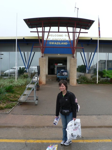 We arrived at Matsapha airport in Swaziland early in the morning.  We found a nice gentleman outside willing to drive us to our lodgings for the next few days, Sondzela Backpackers.