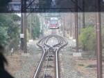 The first leg from Hakone was a scenic and steep mountain railway.