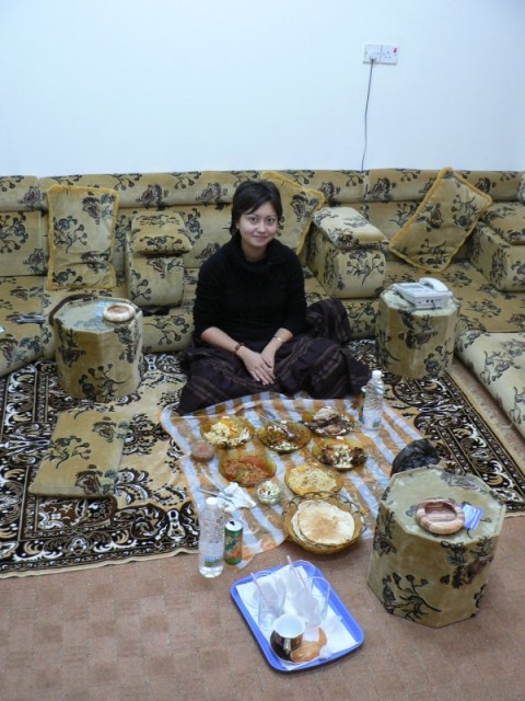 Sara and I had a delicious Yemeni meal before we start our day of touring.