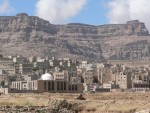 Here is the ancient town of Shibam.  It was built at the base of a cliff, and the buildings were built with rocks from the same cliffs.  This made the city invisible to invaders until you came right up next to it.