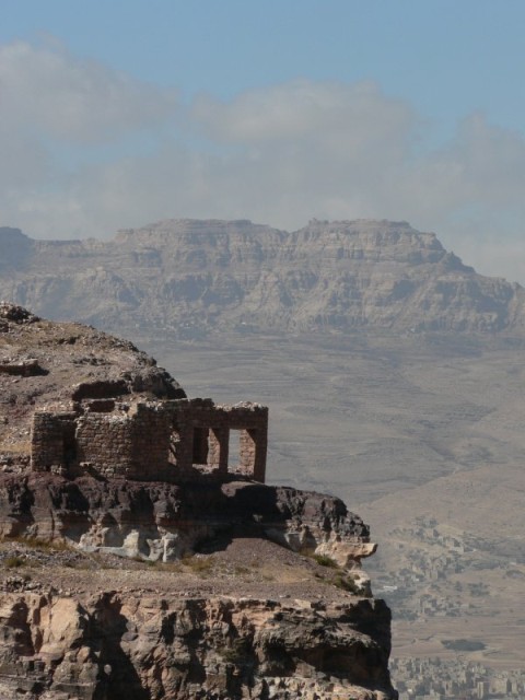 In order to travel outside of Sana'a our guide had to tell the guards at the military checkpoint that we were Spanish.  If he had known that we were Americans we wouldn't have been allowed out.