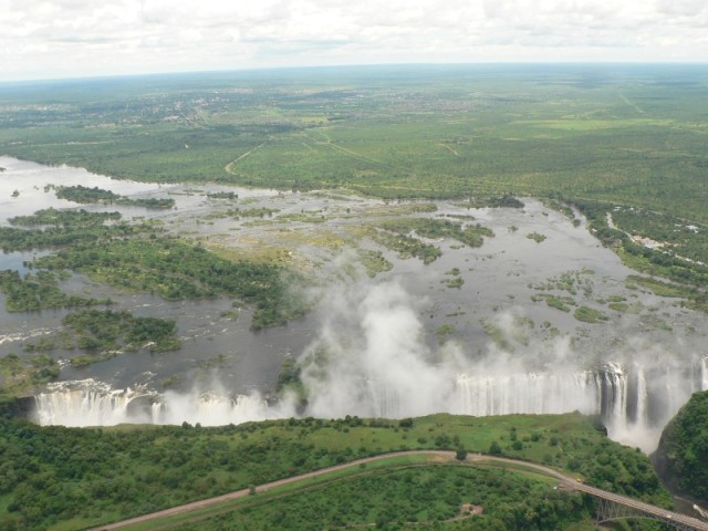 I love this picture.  The view of the falls from the helicopter was really unbelievable..