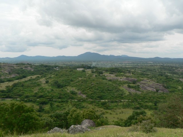 The view of the valley from atop the Hill Complex.