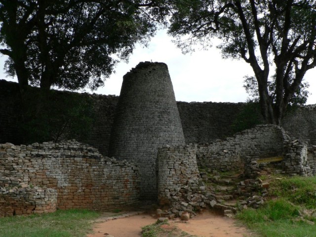 The Conical Tower, inside the Great Enclosure, is the image found on the Zimbabwe Dollar.  It is solid all of the way through any thought to have phallic significance.