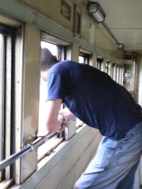 Luckily we were on the only car on the train which had no power.  It was a bit creepy, but I was so excited about getting to Victoria Falls that it didn't bother me.